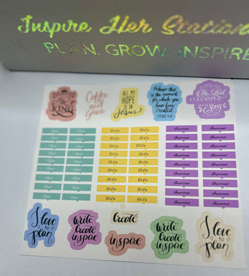 2026 Annual sticker sheet