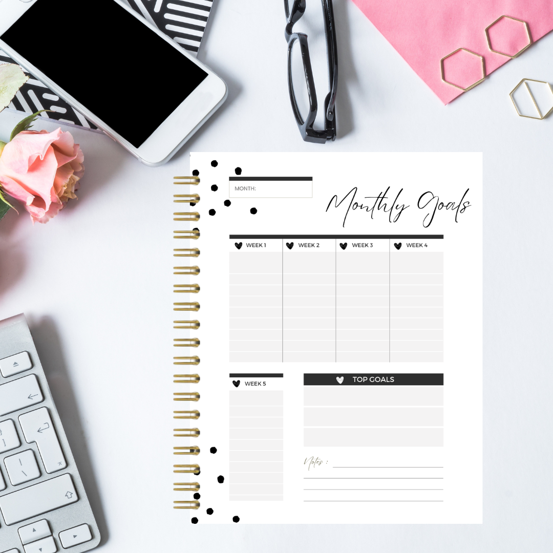 Plan.Grow.Inspire Monthly Planner