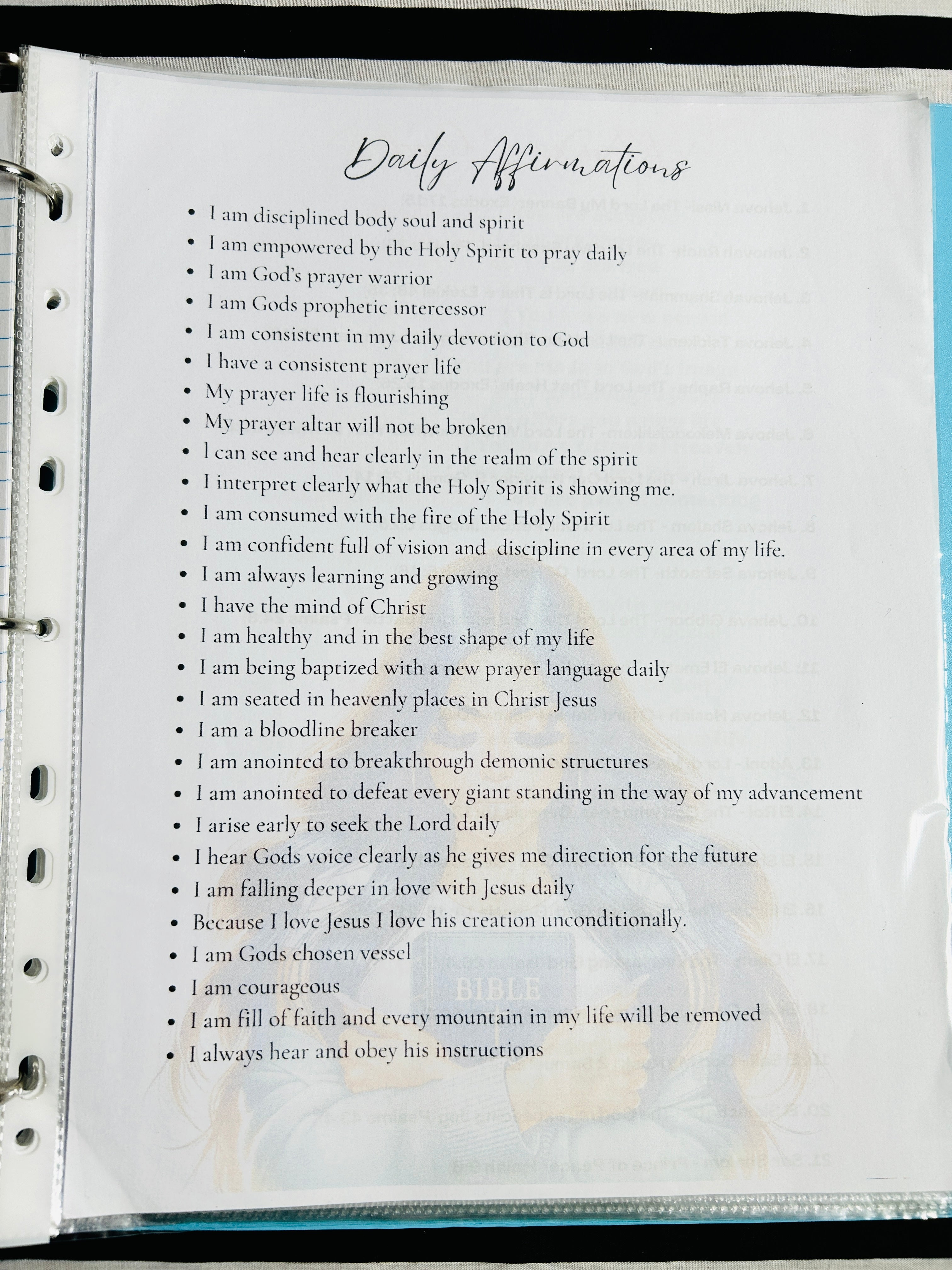 Prayer Binder