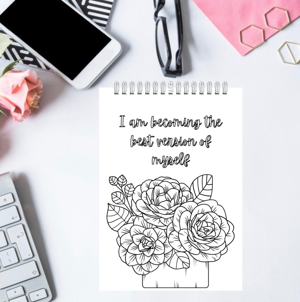 Affirm Her Coloring Notepad
