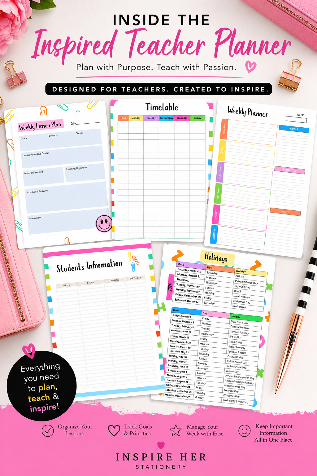 The Inspired Teacher Planner