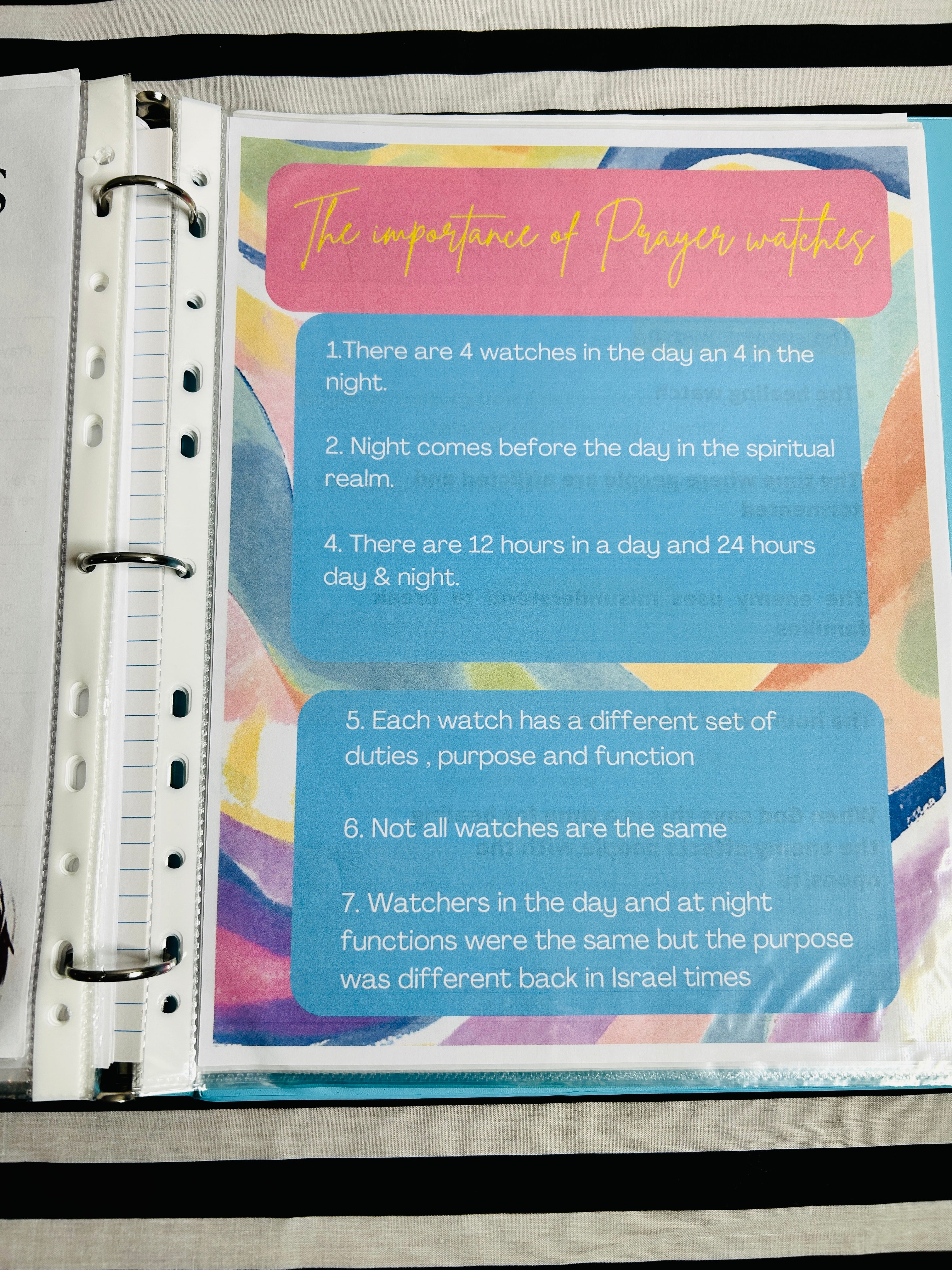 Prayer Binder