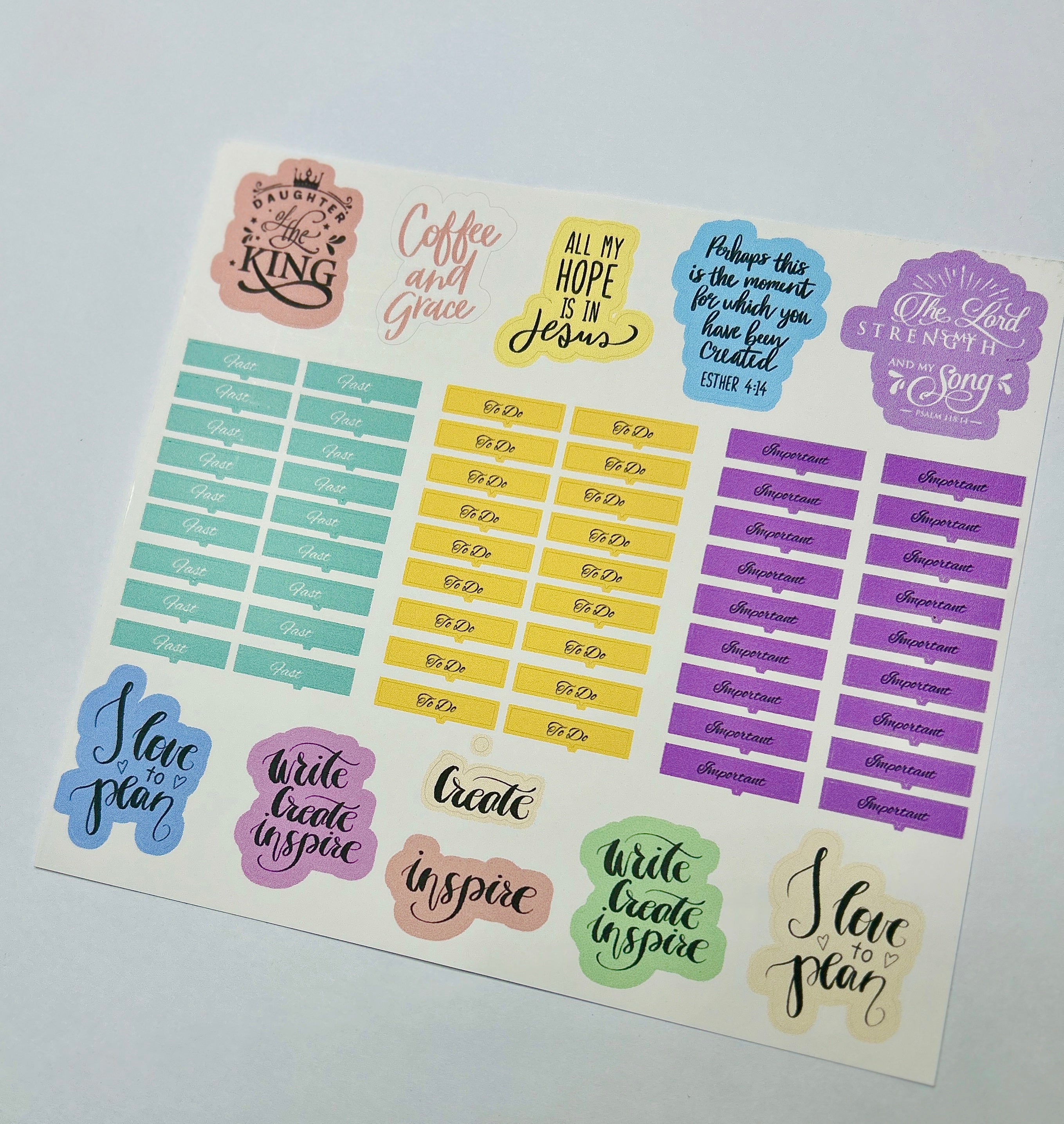 2026 Annual sticker sheet