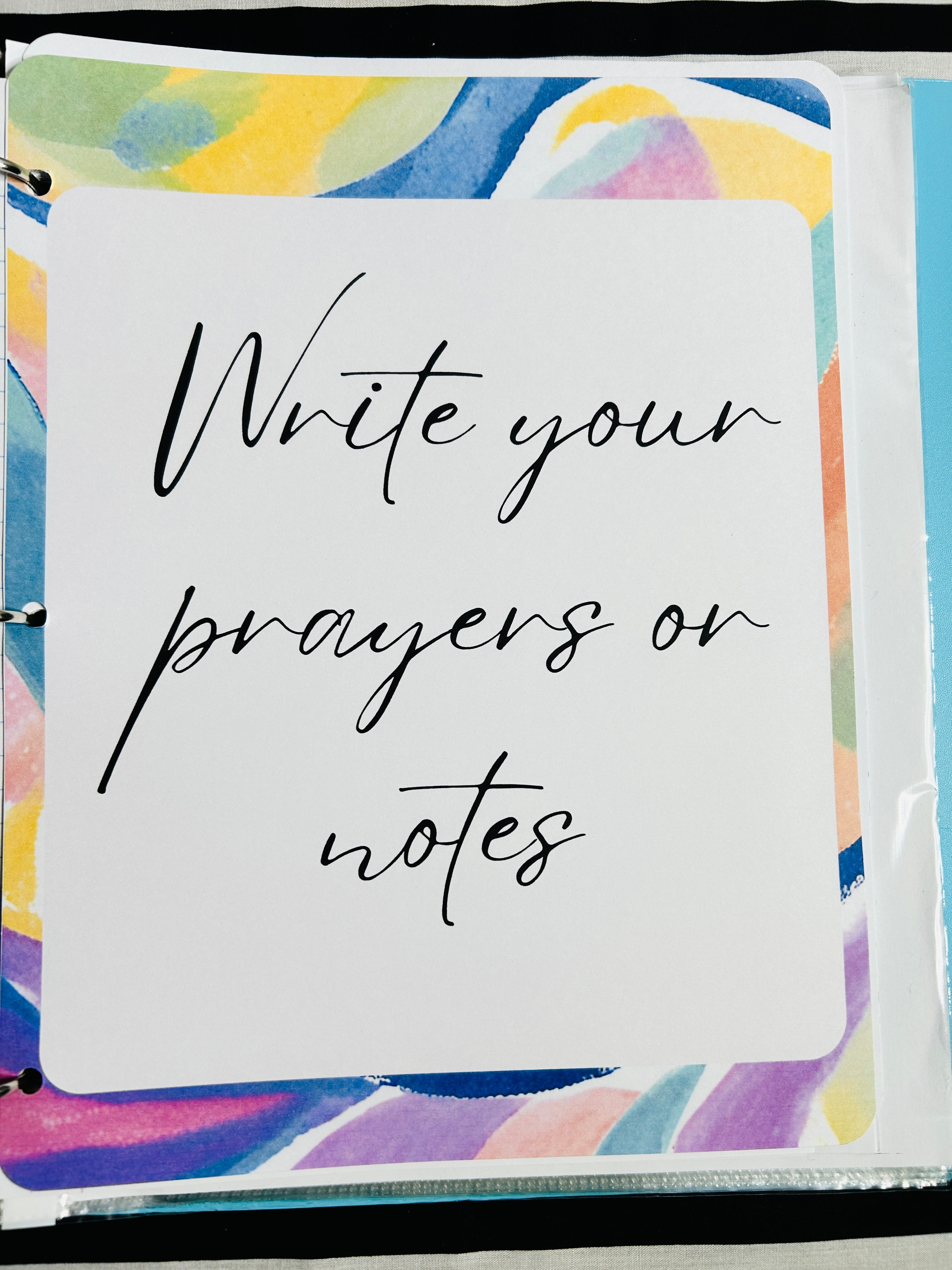 Prayer Binder