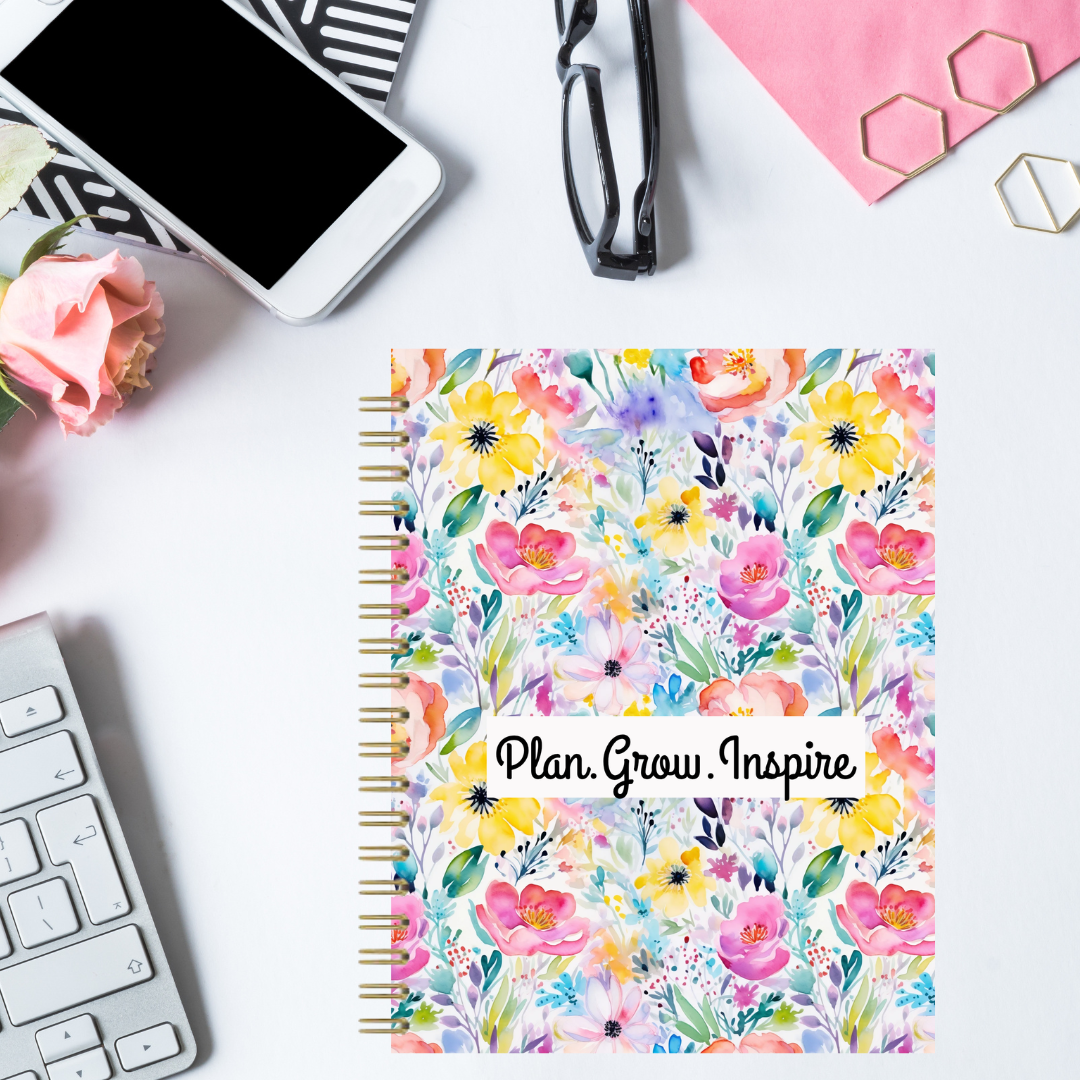 Plan.Grow.Inspire Monthly Planner