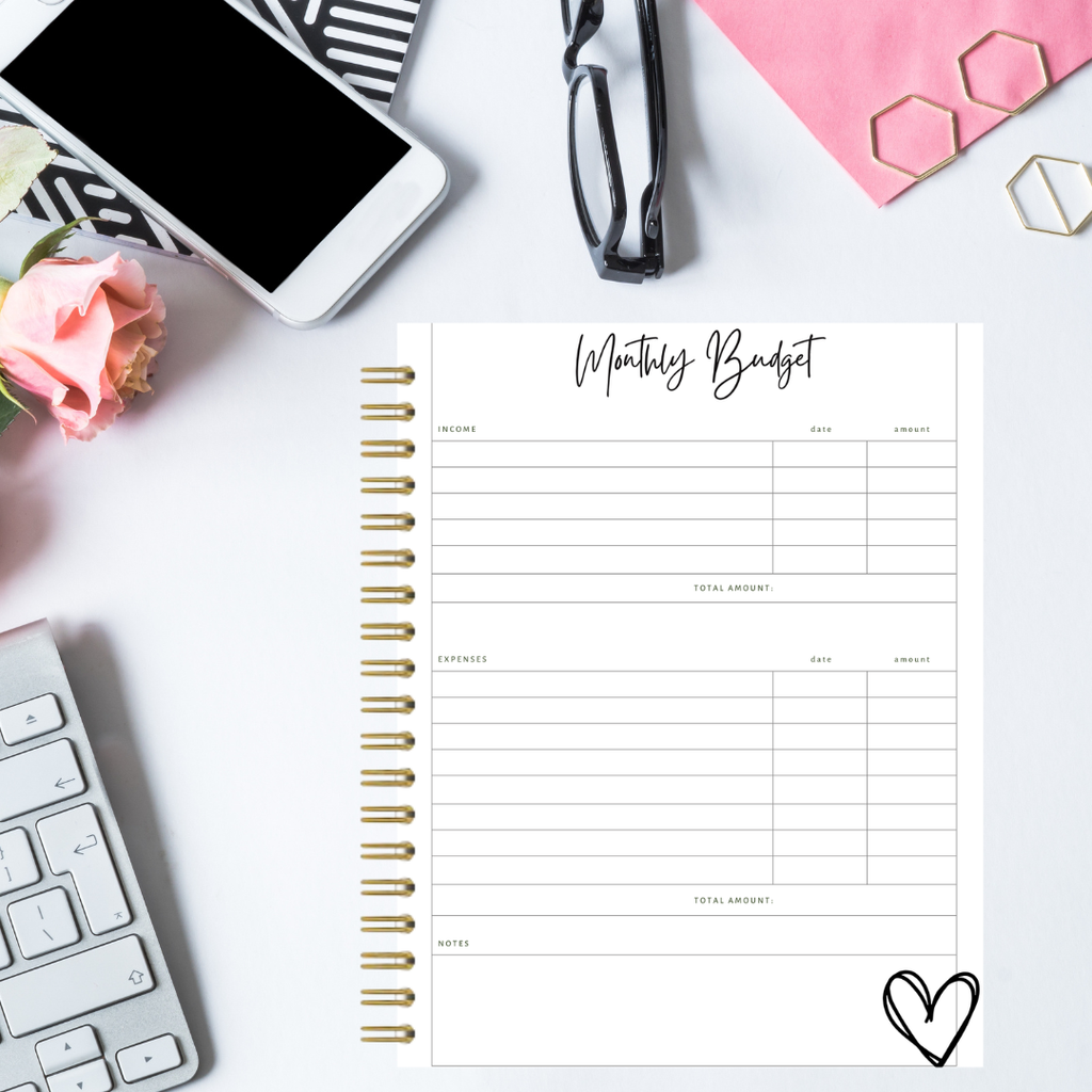 Plan.Grow.Inspire Monthly Planner
