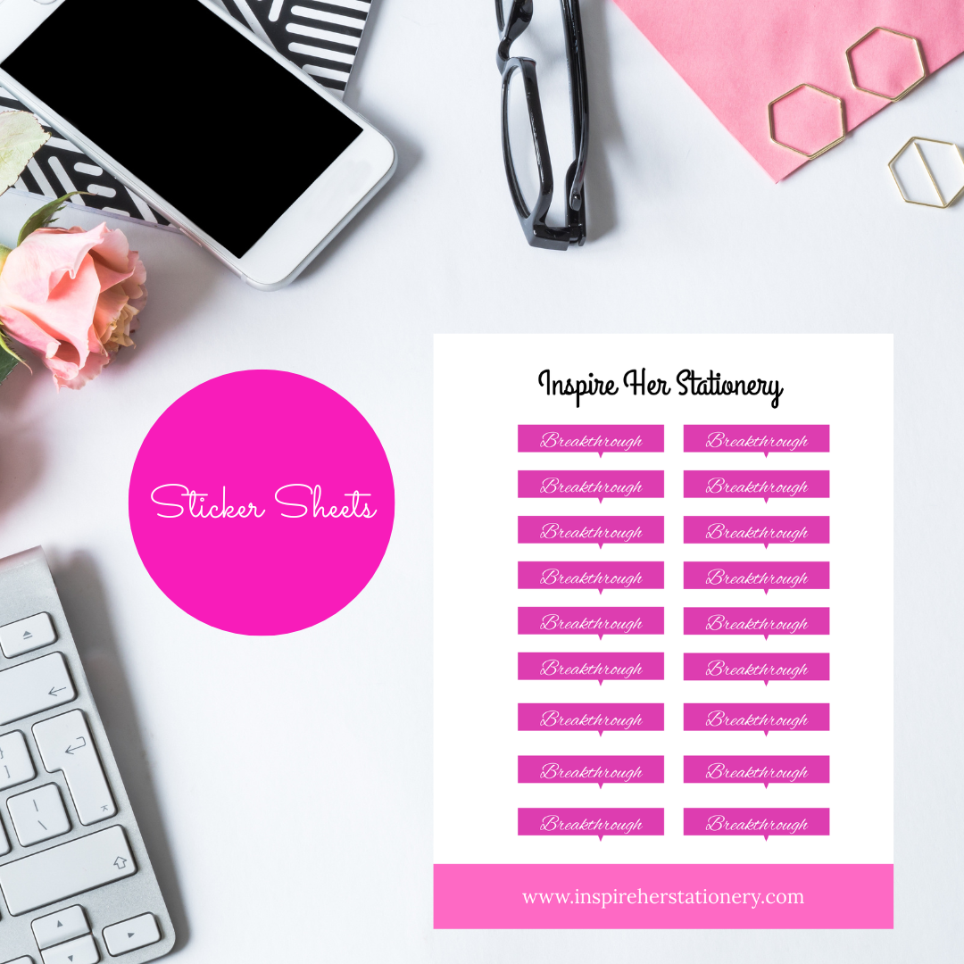 Various Sticker Sheets