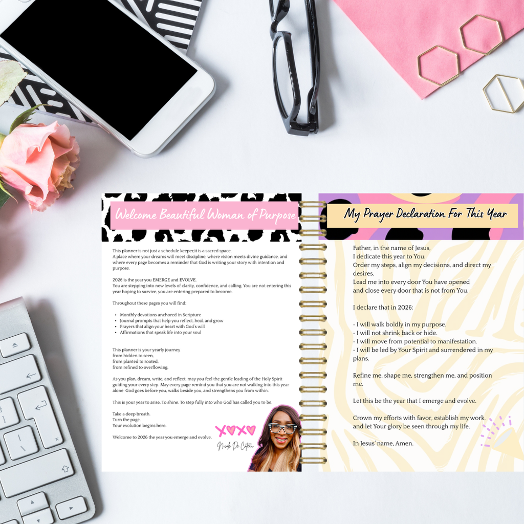 2026 Plan Grow Inspire Annual Planners