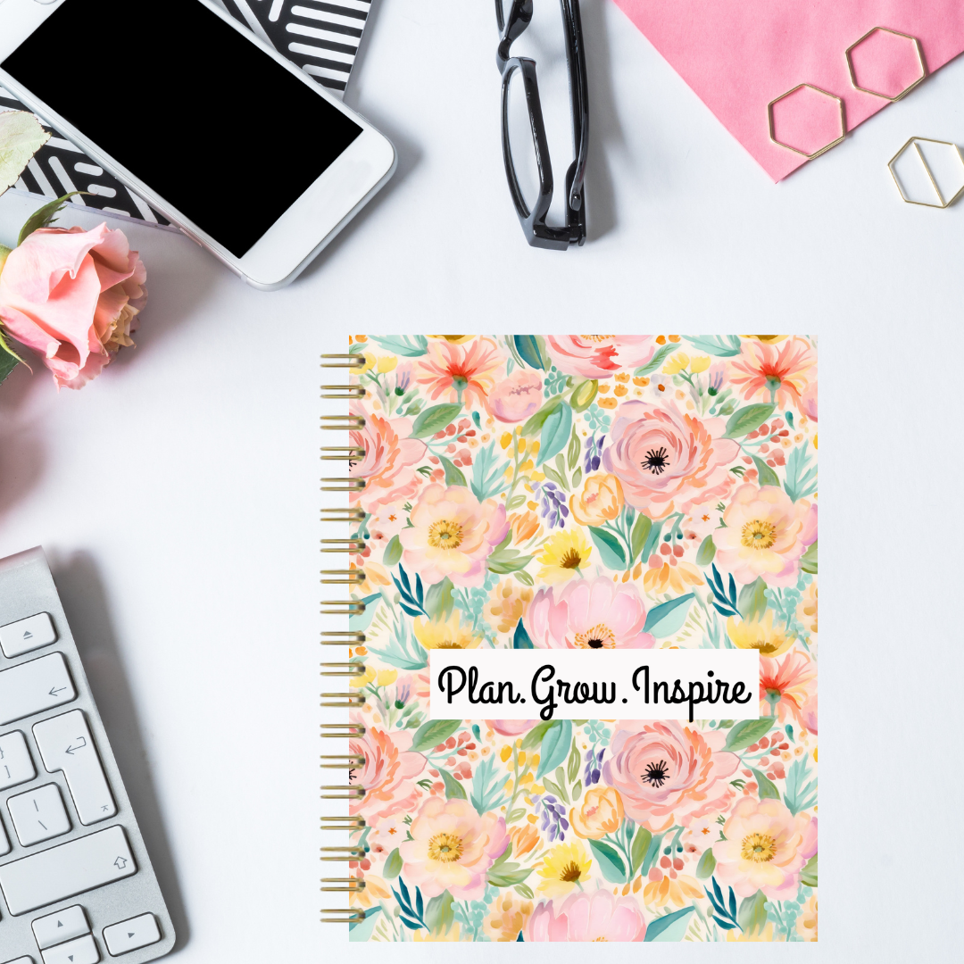 Plan.Grow.Inspire Monthly Planner