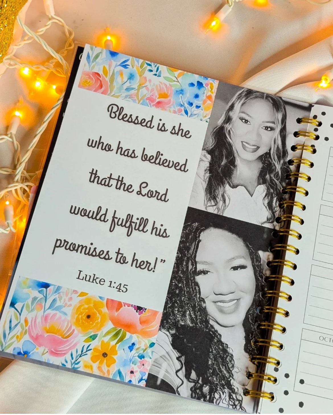 (Floral)Plan.Grow.Inspire Monthly Planner
