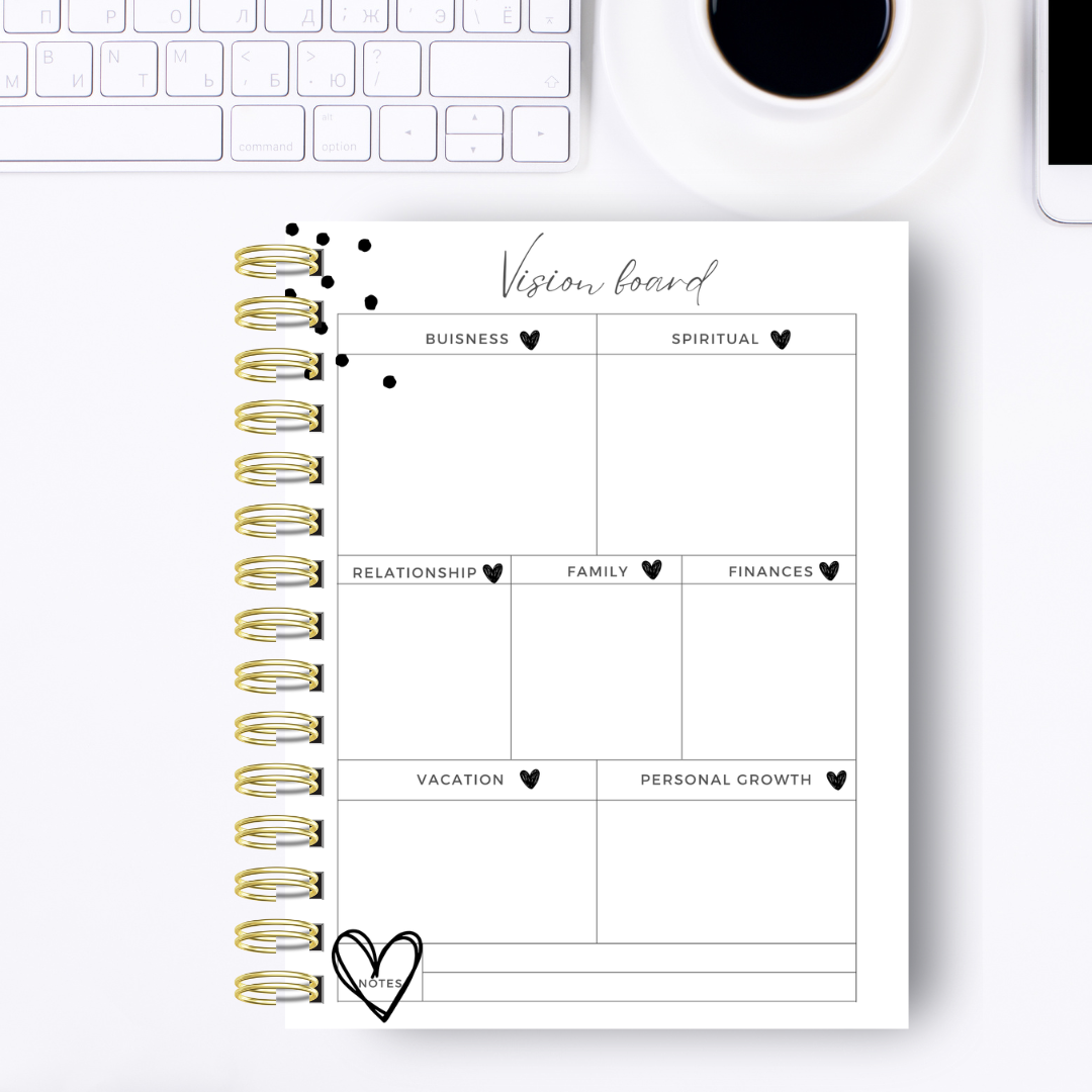 (Floral)Plan.Grow.Inspire Monthly Planner