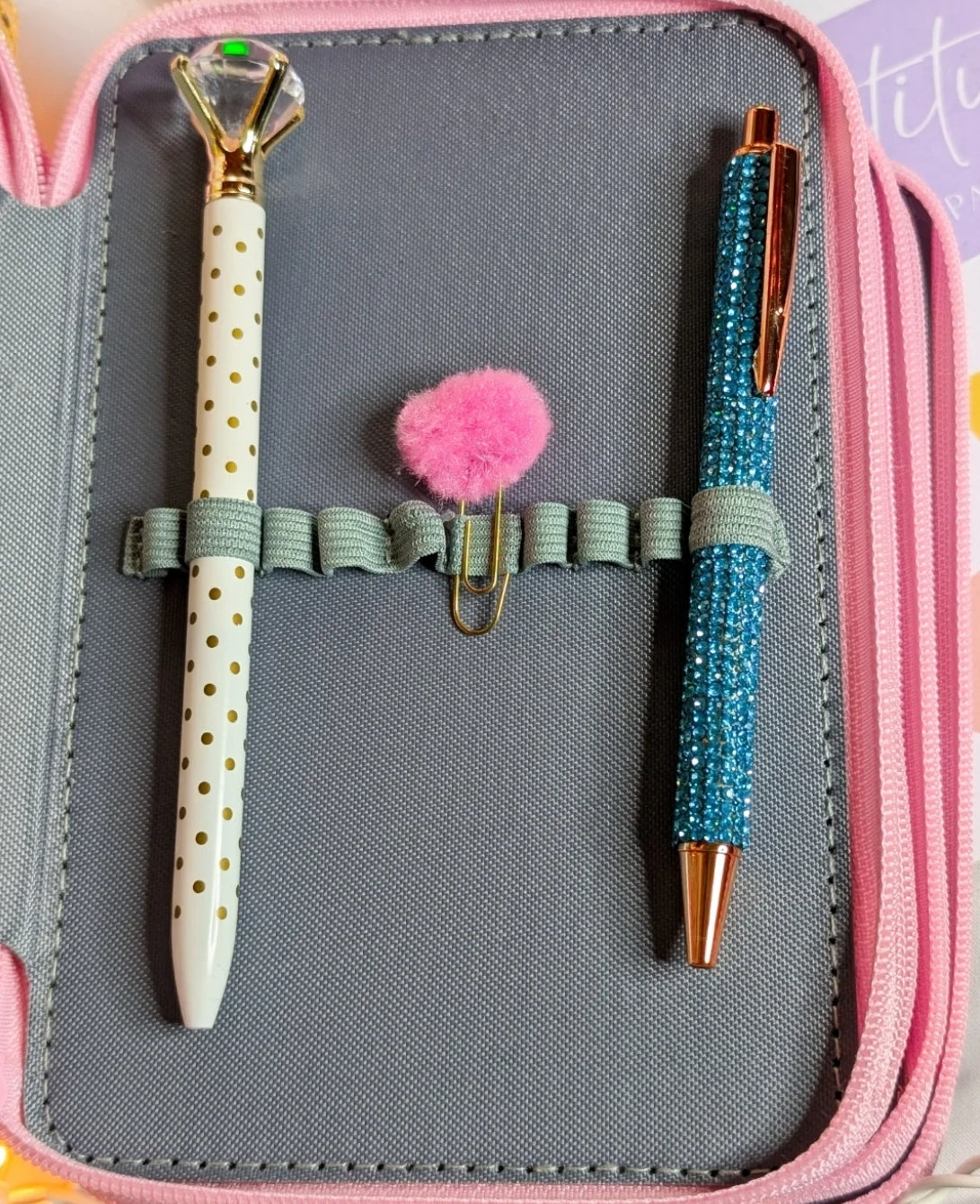 Stationery 4 compartment case